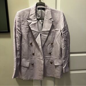 Linen Ralph Lauren Purple Blazer
